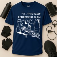 Yes This Is My Retirement Plan Guitar Cooling Performance Crew T-Shirt
