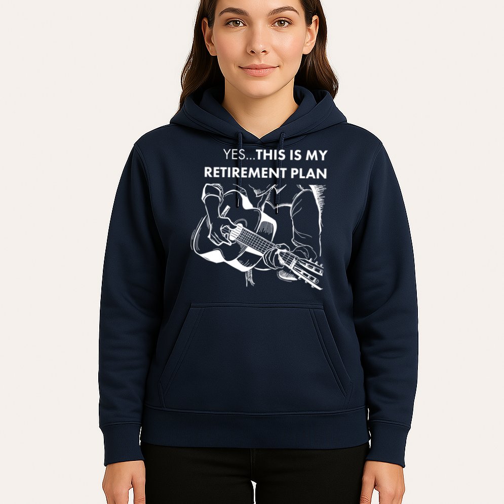 Yes This Is My Retirement Plan Guitar Hoodie