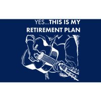 Yes This Is My Retirement Plan Guitar Bumper Sticker