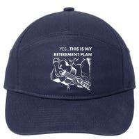 Yes This Is My Retirement Plan Guitar 7-Panel Snapback Hat