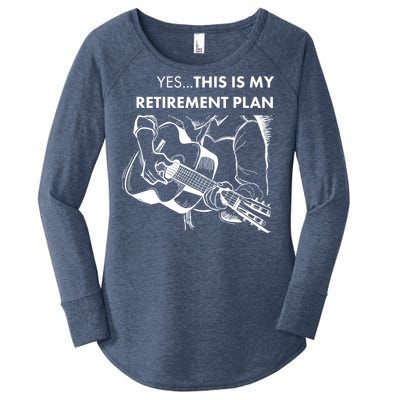 Yes This Is My Retirement Plan Guitar Women's Perfect Tri Tunic Long Sleeve Shirt