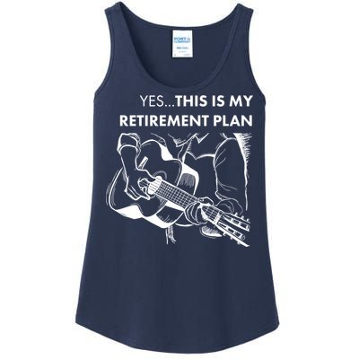 Yes This Is My Retirement Plan Guitar Ladies Essential Tank