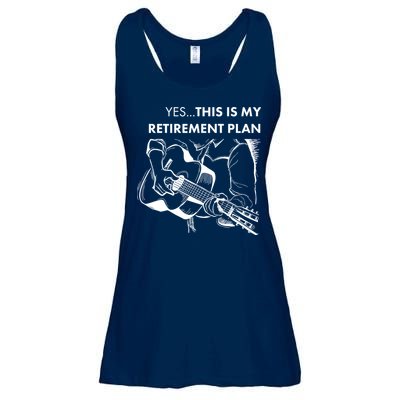 Yes This Is My Retirement Plan Guitar Ladies Essential Flowy Tank