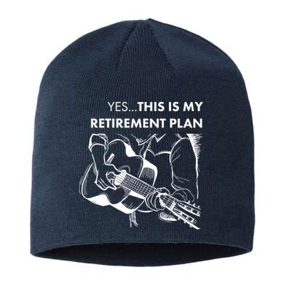 Yes This Is My Retirement Plan Guitar Sustainable Beanie