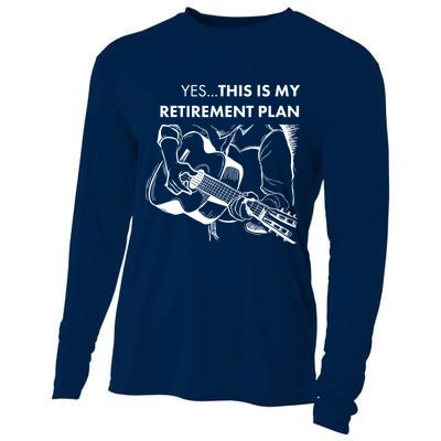 Yes This Is My Retirement Plan Guitar Cooling Performance Long Sleeve Crew