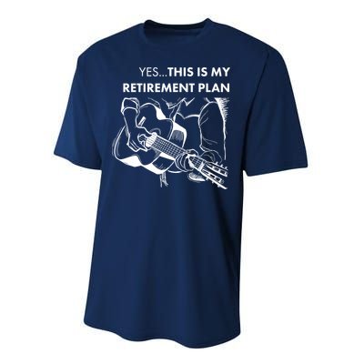 Yes This Is My Retirement Plan Guitar Performance Sprint T-Shirt