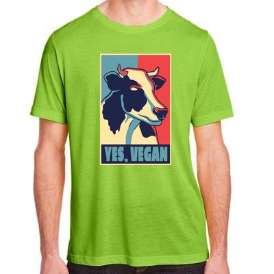 Yes Vegan Cow Adult ChromaSoft Performance T-Shirt