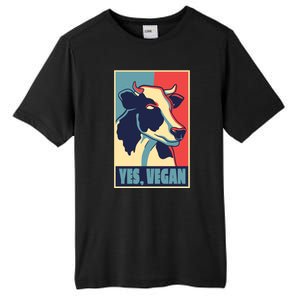 Yes Vegan Cow Tall Fusion ChromaSoft Performance T-Shirt