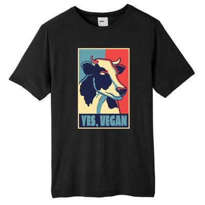 Yes Vegan Cow Tall Fusion ChromaSoft Performance T-Shirt