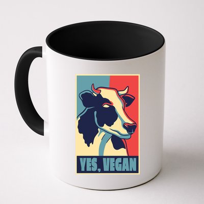 Yes Vegan Cow Mug