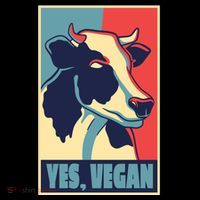 Yes Vegan Cow Flatbill Hat