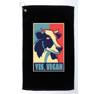 Yes Vegan Cow Platinum Collection Golf Towel