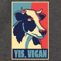 Yes Vegan Cow Vector Backpack