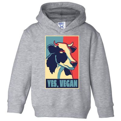 Yes Vegan Cow Toddler Hoodie