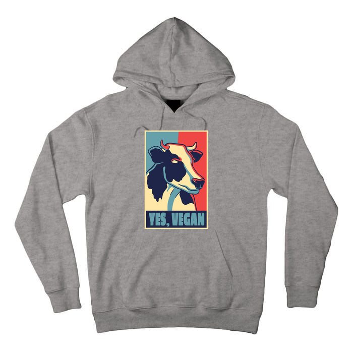 Yes Vegan Cow Tall Hoodie