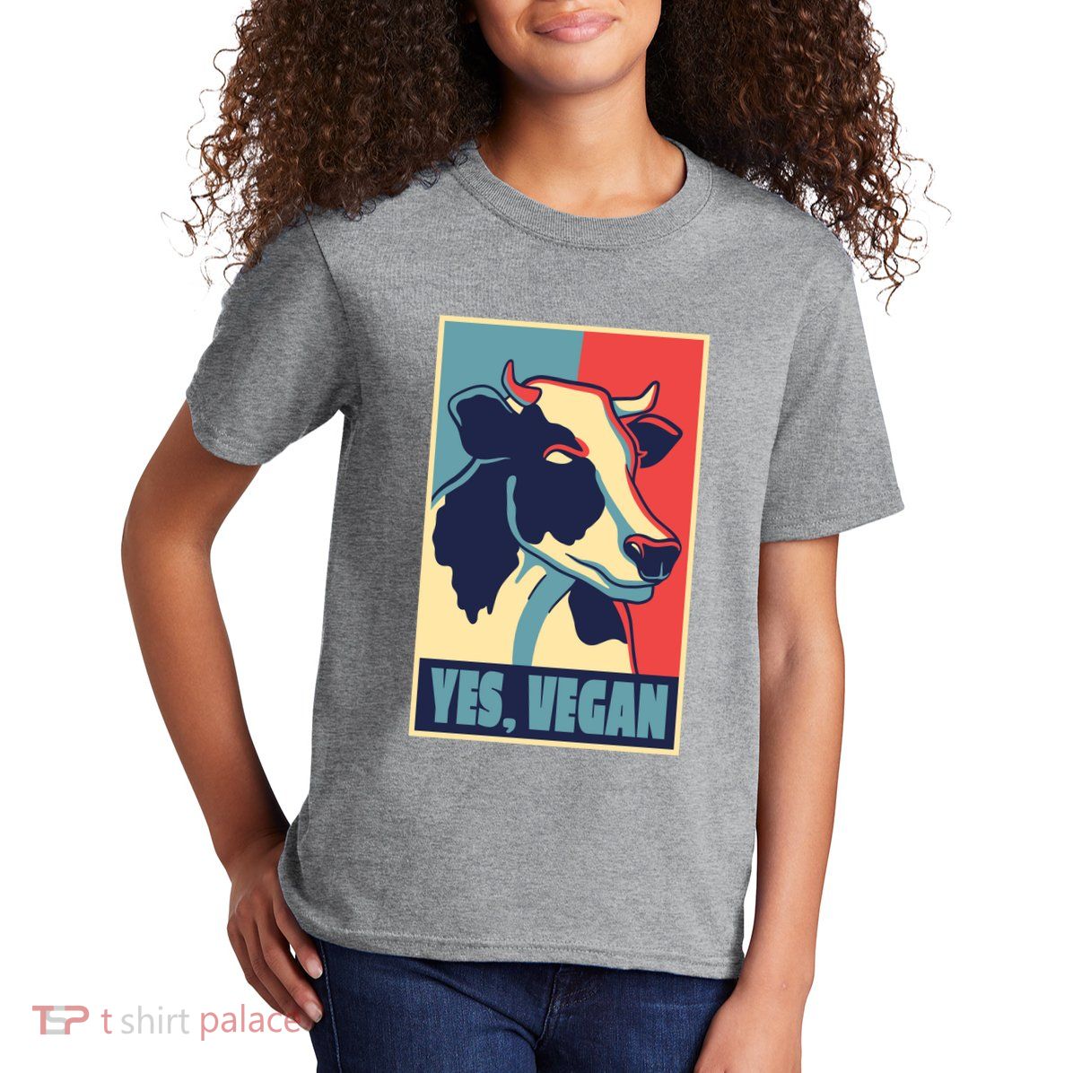 Yes Vegan Cow Kids T-Shirt