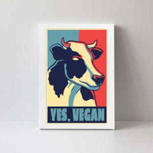 Yes Vegan Cow Canvas