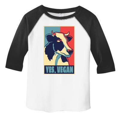 Yes Vegan Cow Toddler Fine Jersey T-Shirt