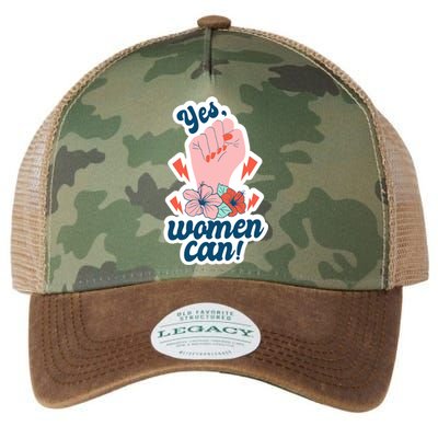 Yes Women Can Floral Legacy Tie Dye Trucker Hat