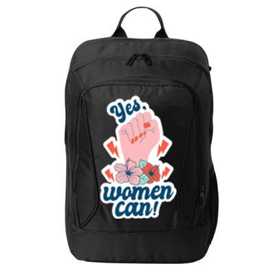 Yes Women Can Floral City Backpack