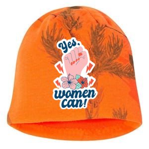 Yes Women Can Floral Kati - Camo Knit Beanie