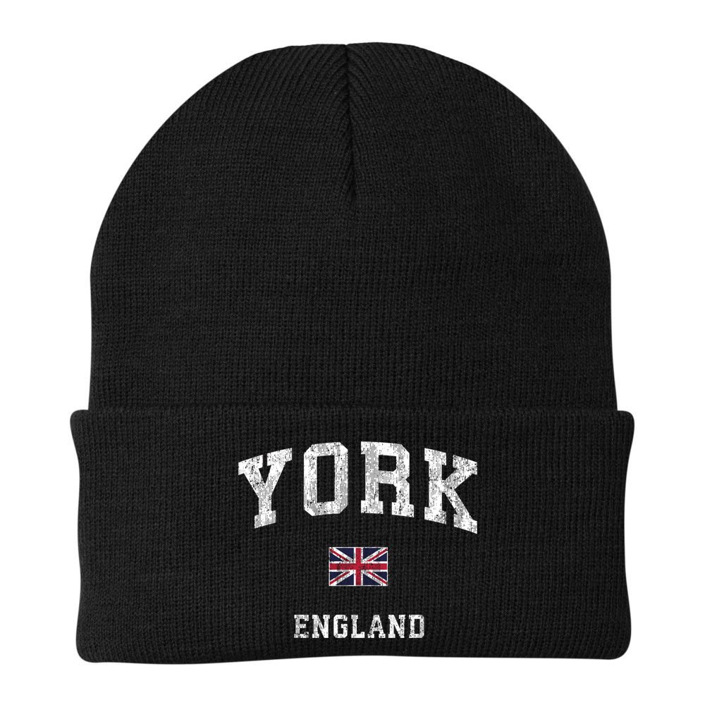York England Vintage Athletic Sports Design Gift Beanie
