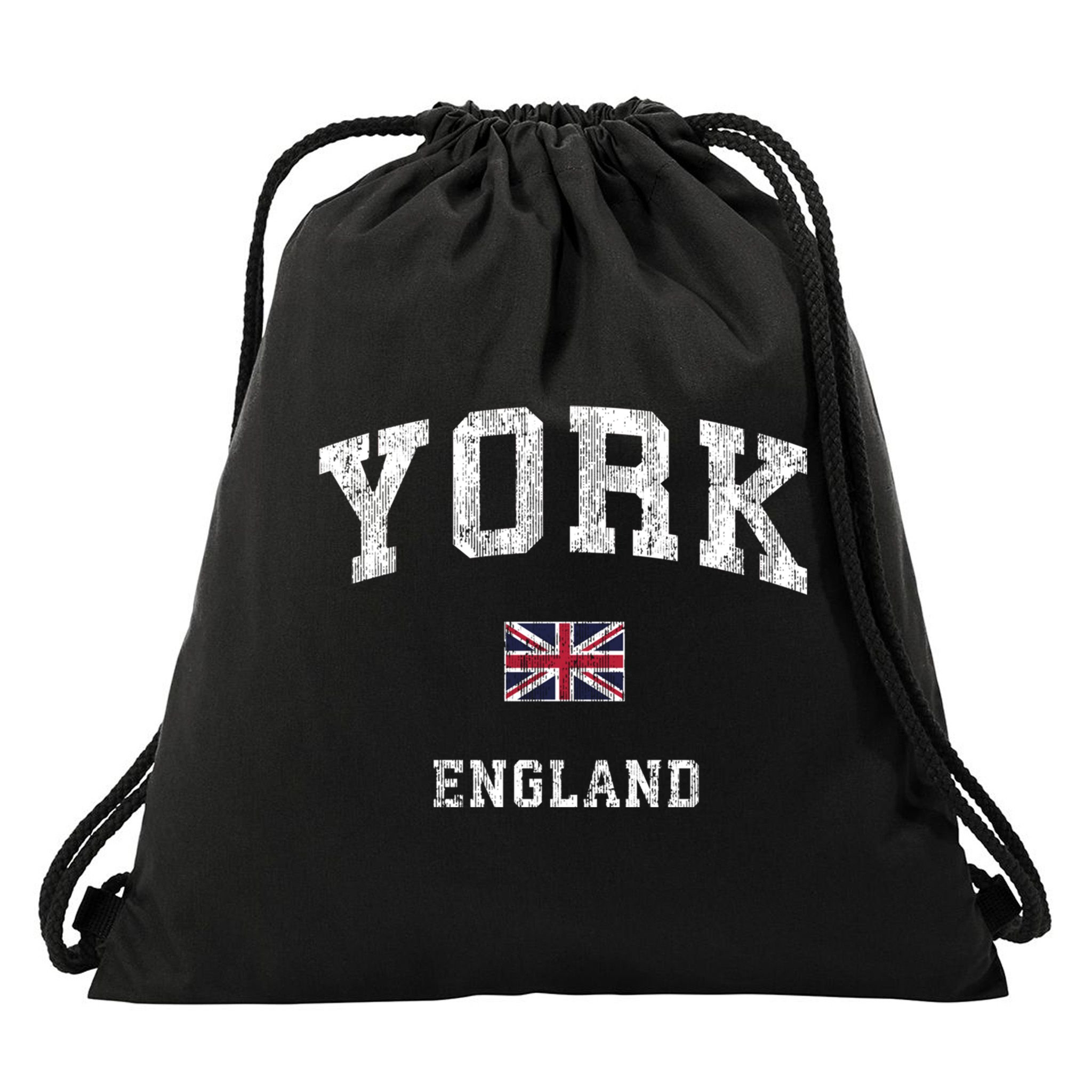 York England Vintage Athletic Sports Design Gift Drawstring Bag