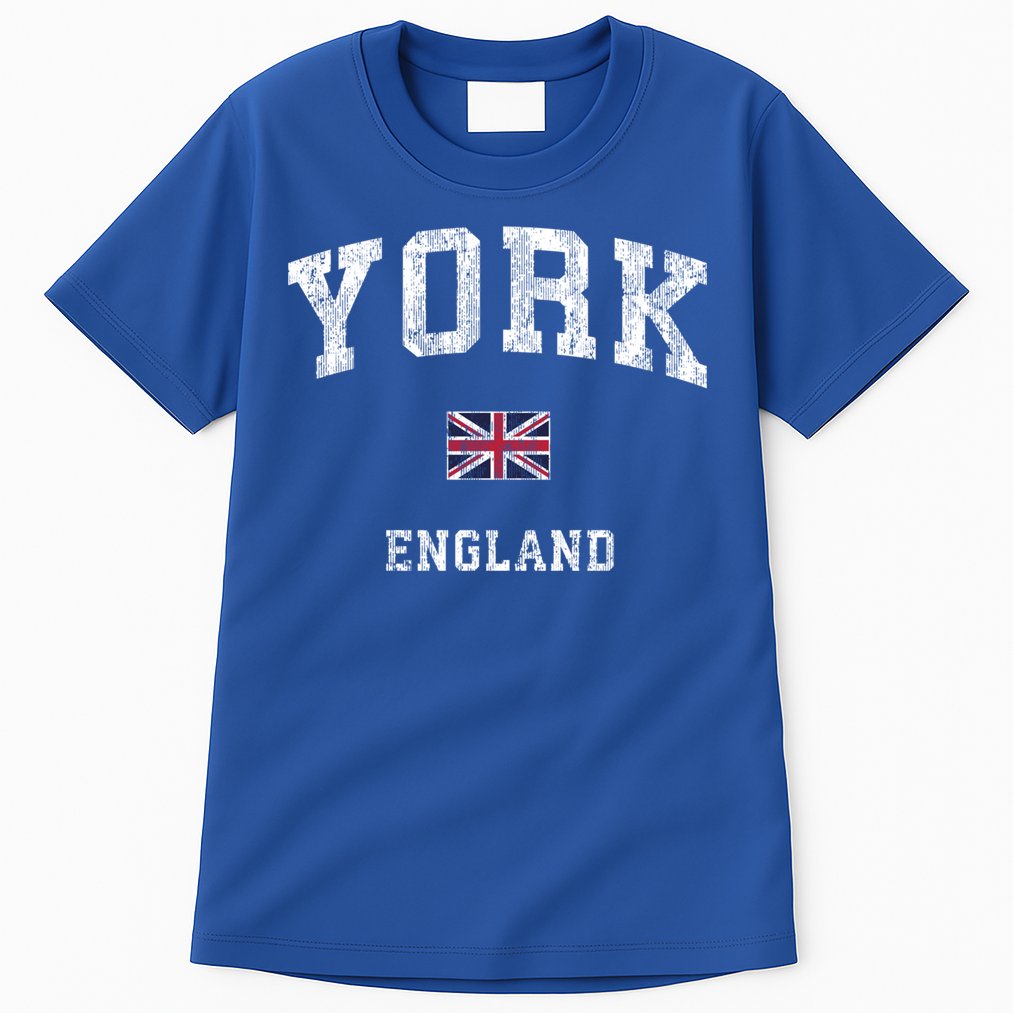 York England Vintage Athletic Sports Design Gift Tall T-Shirt