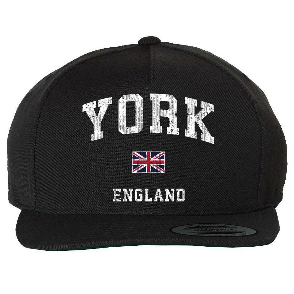 York England Vintage Athletic Sports Wool Snapback Cap