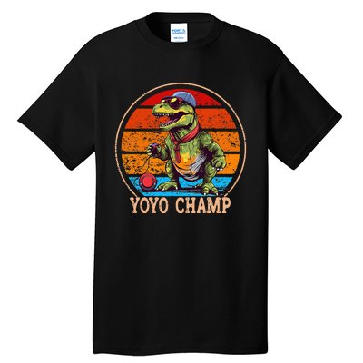 YoYo For Adults And Kids Retro Sunset Trex YoYo Tall T-Shirt