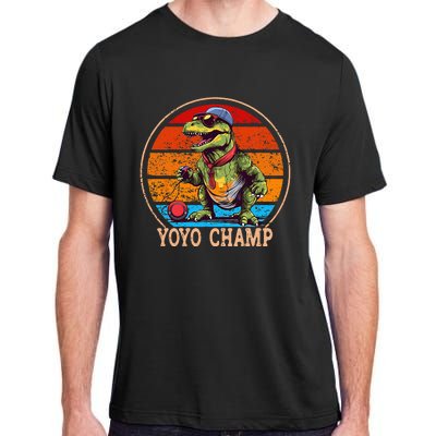 YoYo For Adults And Kids Retro Sunset Trex YoYo Adult ChromaSoft Performance T-Shirt