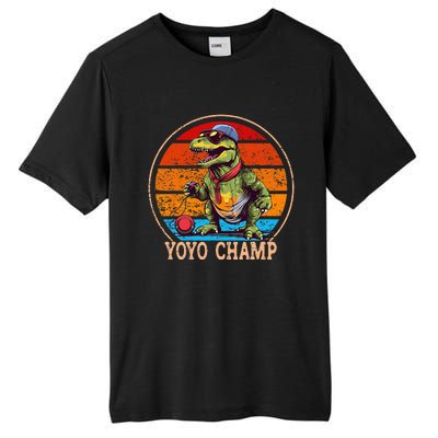 YoYo For Adults And Kids Retro Sunset Trex YoYo Tall Fusion ChromaSoft Performance T-Shirt