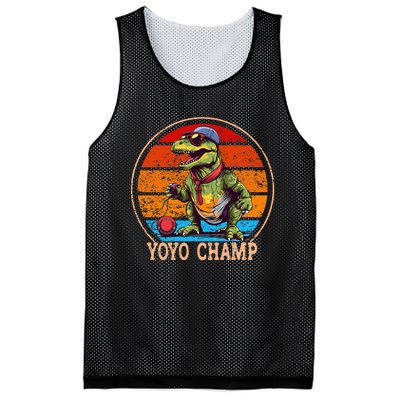 YoYo For Adults And Kids Retro Sunset Trex YoYo Mesh Reversible Basketball Jersey Tank