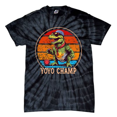 YoYo For Adults And Kids Retro Sunset Trex YoYo Tie-Dye T-Shirt