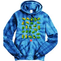 Yoga Frog And Toad Meditation Japanese Tie Dye Hoodie