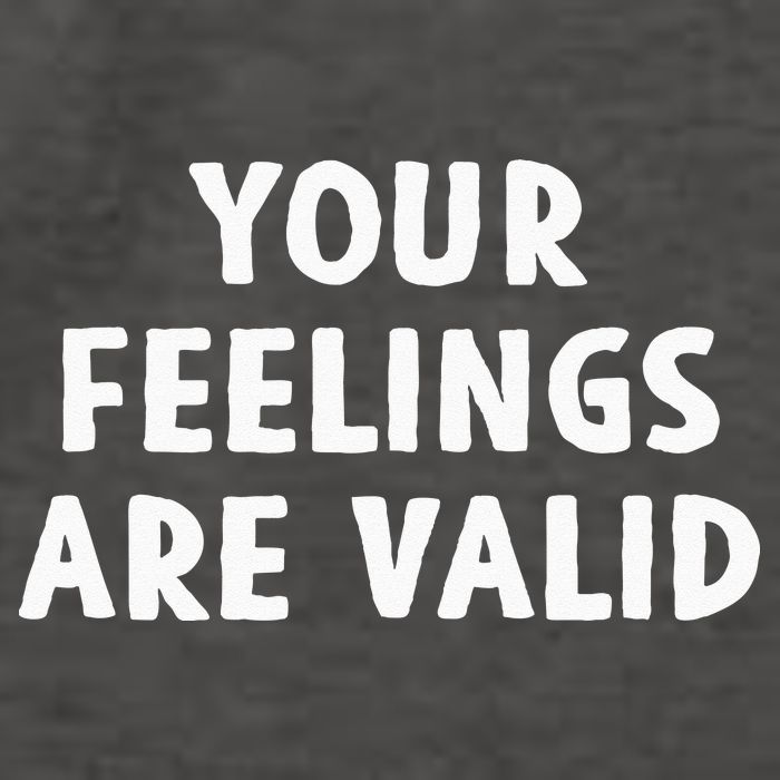 Your Feelings Are Valid Mental Health Support Family Vector Backpack