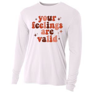 Your Feelings Are Valid Mental Health Matters Awareness Cooling Performance Long Sleeve Crew