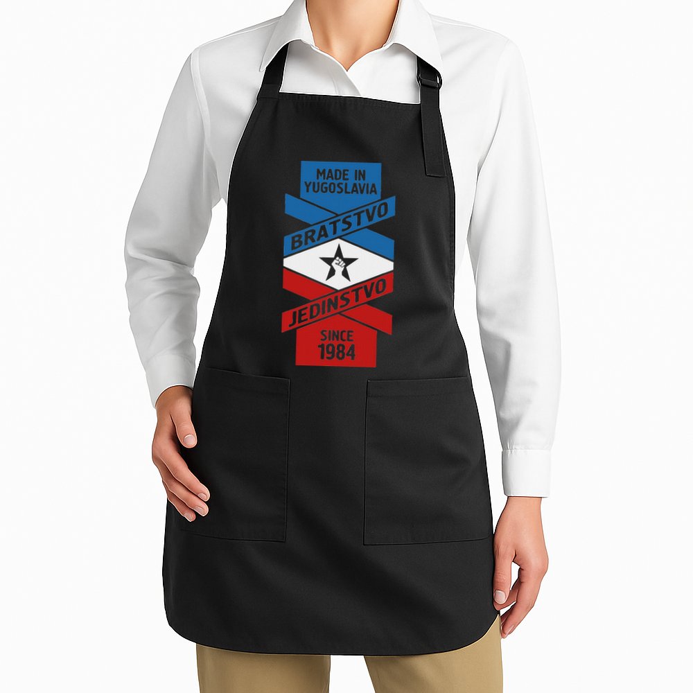 Yugoslavija Flag Balkans Sfry Yugoslavia Apron