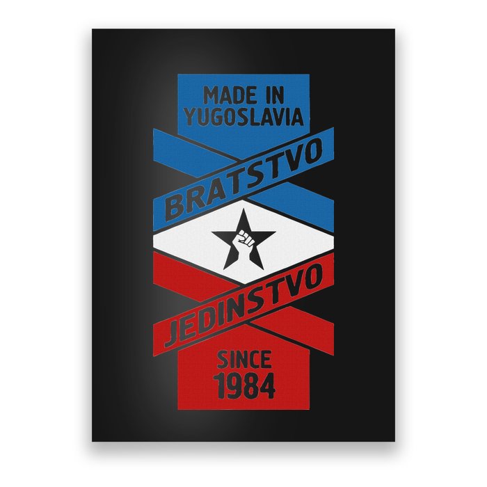 Yugoslavija Flag Balkans Sfry Yugoslavia Poster