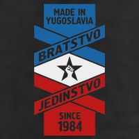 Yugoslavija Flag Balkans Sfry Yugoslavia Golf Towel