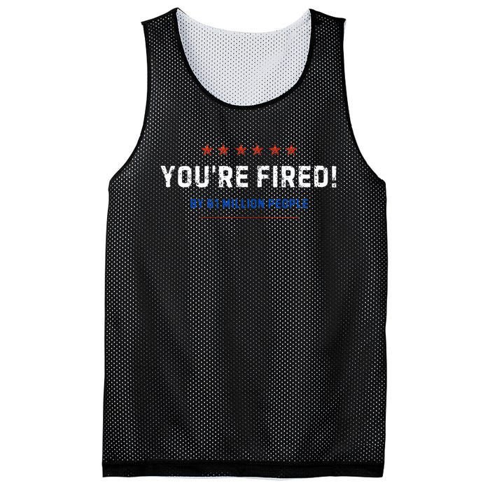 You’Re Fired By 81 Million People Mesh Reversible Basketball Jersey Tank