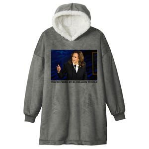 YouRe Fired By 81 Million People Hooded Wearable Blanket