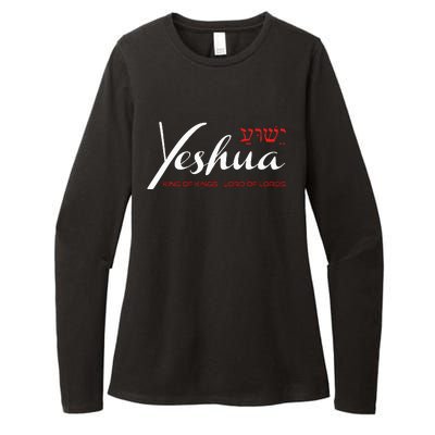 Yeshua Faith Christian Womens CVC Long Sleeve Shirt