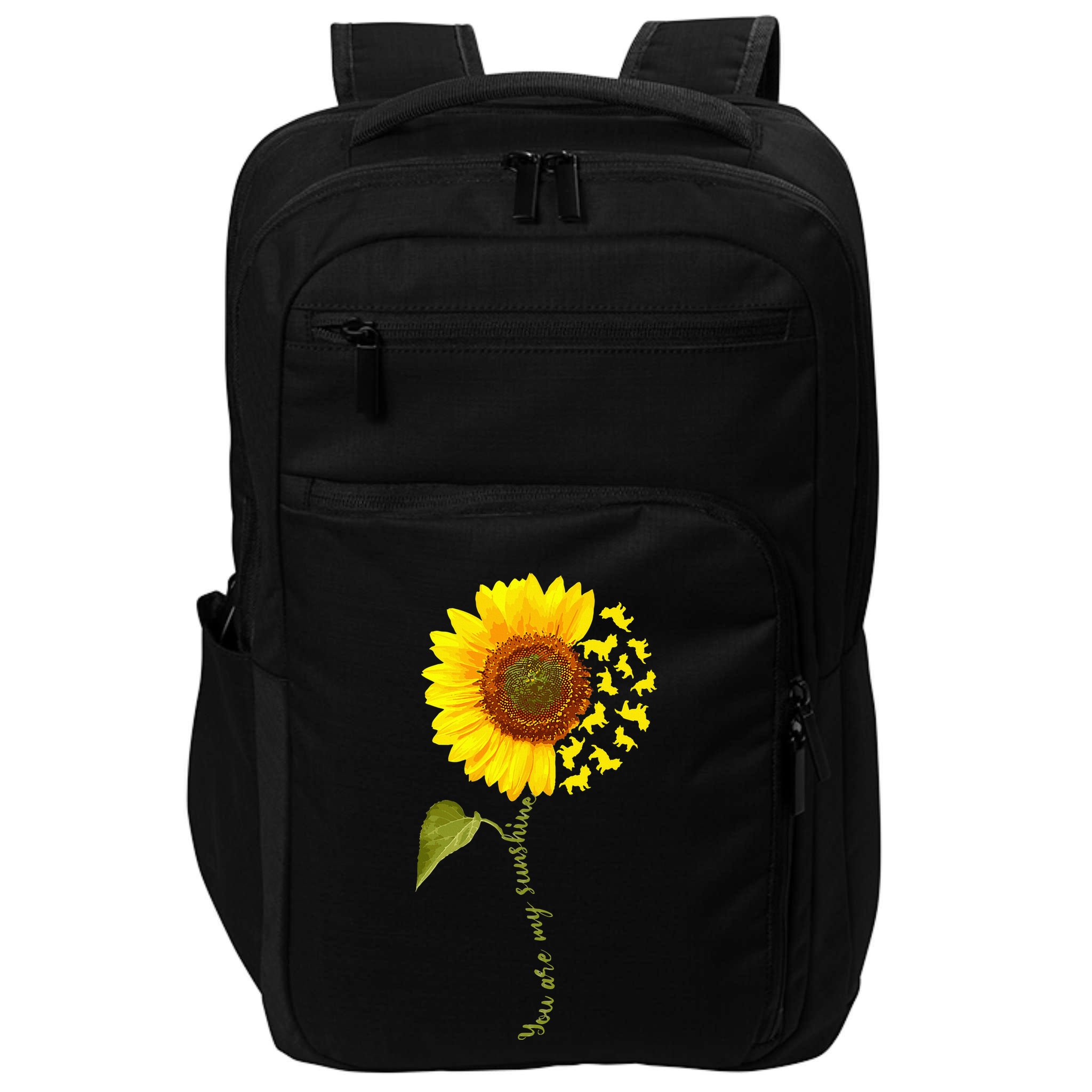 Yorkiepoo Floral Dog Lover Gift Impact Tech Backpack