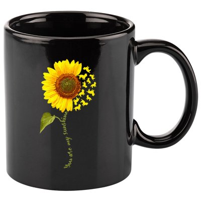 Yorkiepoo Floral Dog Lover Gift 11oz C Handle Ceramic Mug