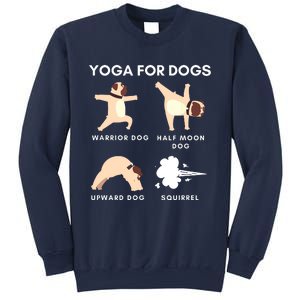 Yoga For Dogs Squirrel Funny Yoga Wear Sweatshirt