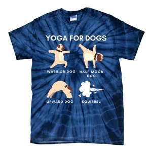 Yoga For Dogs Squirrel Funny Yoga Wear Tie-Dye T-Shirt