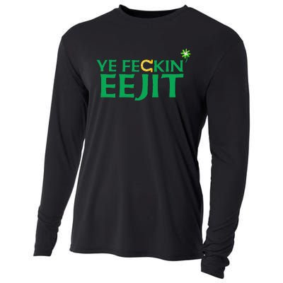 Ye Feckin Eejit St. Patrick's Day Saint Paddy Irish Ireland Cooling Performance Long Sleeve Crew