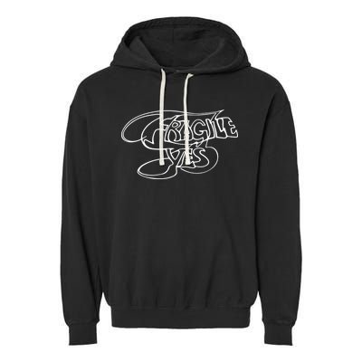 Yes Fragile Graffiti Garment-Dyed Fleece Hoodie