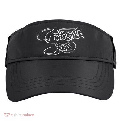 Yes Fragile Graffiti Adult Drive Performance Visor